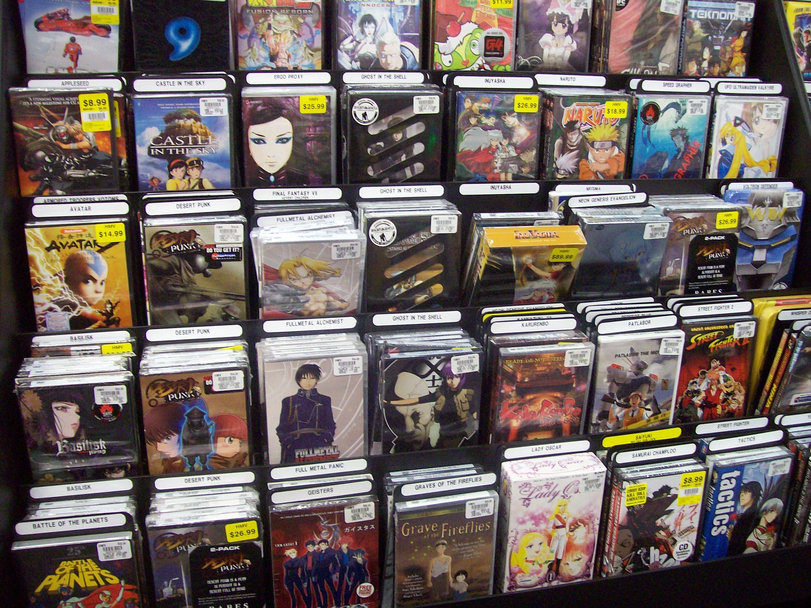Used Anime DVD's