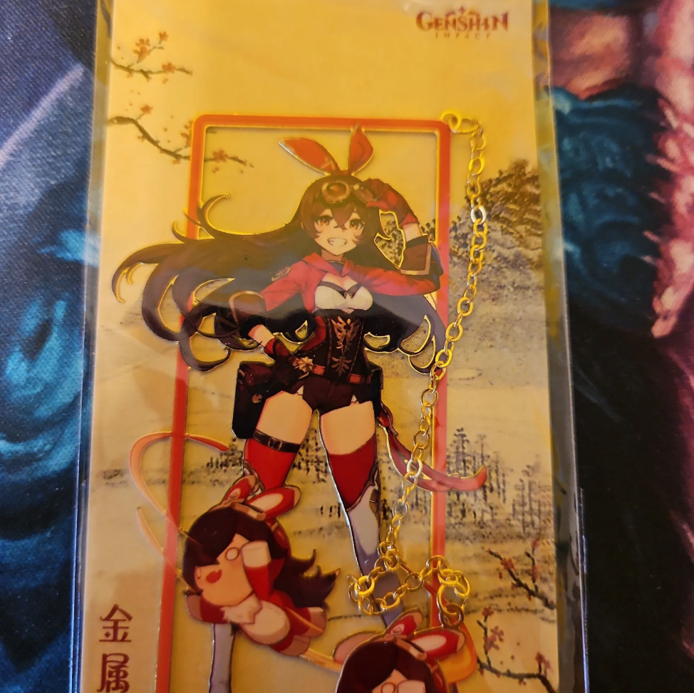 Amber Genshin Impact Metal Bookmark