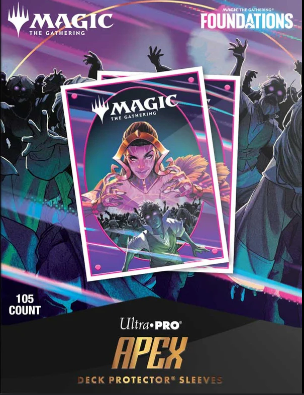 Foundations APEX Deck Protector Sleeves for Magic: The Gathering (105-pack) - Ultra Pro Card Sleeves