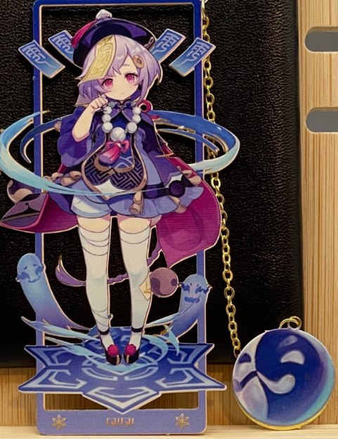 Qiqi Genshin Impact Metal Bookmark