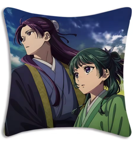 The Apothecary Diaries Maomao & Jinshi Pillow Covers Double-sided Printed (pillow not included)